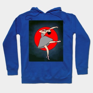 Dancing Ballerina Ballet Figures Hoodie